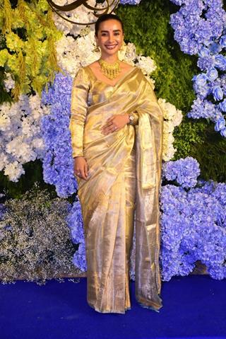 Patralekhaa attend Anand Pandit’s daughter Aishwarya's wedding reception