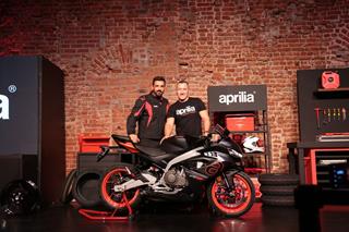 John Abraham at Aprilia sports bike launch