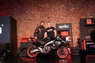 John Abraham at Aprilia sports bike launch