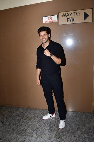 Abhimanyu Dassani snapped at the screeing of 'Do Aur Do Pyaar Do'