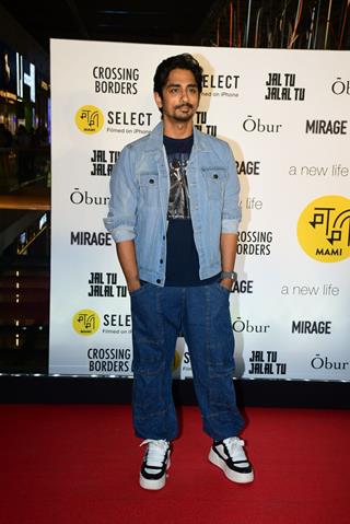 Siddharth attend at the red carpet of the special screening of MAMI