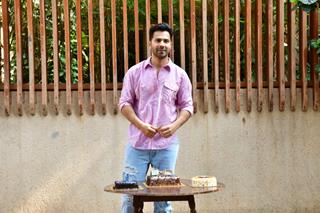 Varun Dhawan birthday celebration at his residence