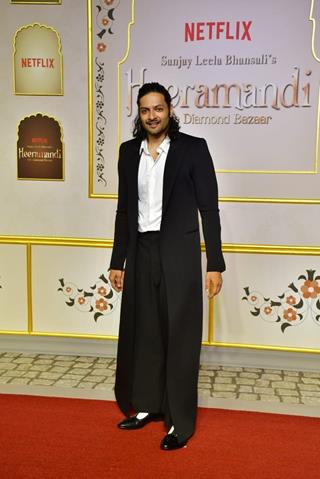 Ali Fazal grace the premiere of Heeramandi