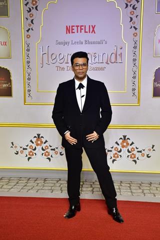 Karan Johar grace the premiere of Heeramandi