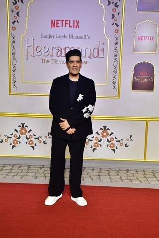 Manish Malhotra grace the premiere of Heeramandi