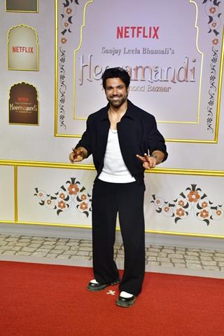 Rithvik Dhanjani grace the premiere of Heeramandi