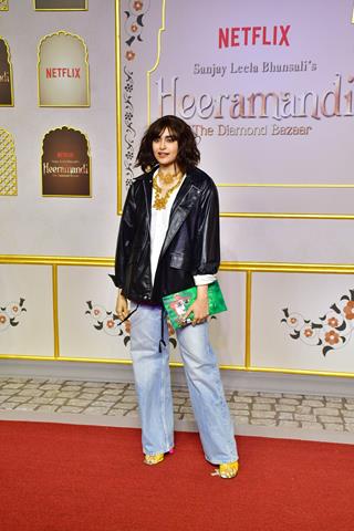 Adah Sharma grace the premiere of Heeramandi