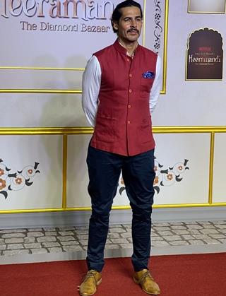 Dino Morea grace the premiere of Heeramandi