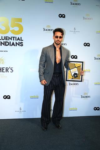 Tiger Shroff snapped at the GQ 35 Most Influential Young Indians Award