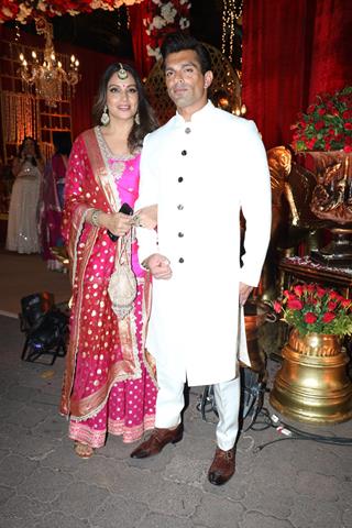 Bipasha Basu and Karan Singh Grover attend Arti Singh's Wedding Ceremony