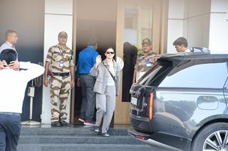 Alia Bhatt spotted at the Kalina Airport