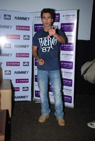 Shahid Kapoor at ''Kaminey'' promotional event at Fame, in Mumbai