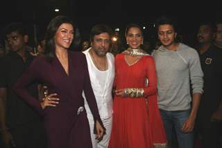 Sushmita Sen, Govinda, Lara Dutta and Riteish Deshmukh at their film ''Do Knot Disturb'' premiere at Fame in Mumbai