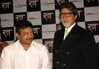 Bollywood star Amitabh Bachchan and director Ram Gopal Verma in New Delhi to promote his film'' ''''Rann'''' on Tuesday 19 jan 2010