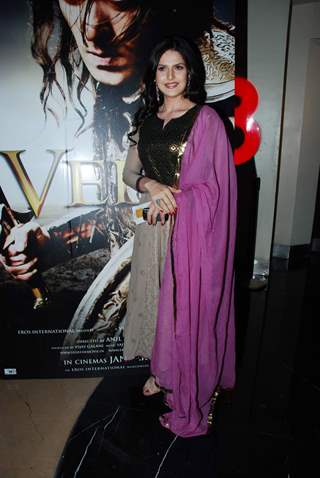 &quot;Veer&quot; actress Zarine Khan at the screening of her movie