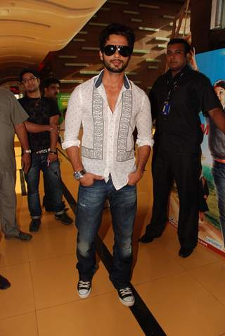 Shahid Kapoor at ''Pathshala'' film promotion at Cibemax