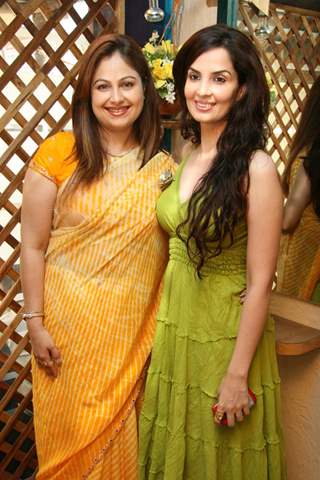 Bollywood actress Ayesha Julka with Rukhsarat the launch of Bollywood actress Ayesha Julka''s second branch of Spa salon nails &quot;Anantaa&quot;