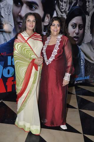 Bollywood actress Shabana Azmi and director Gurinder Chadda at the premier of &quot;It''s Wonderful Afterlife&quot; at PVR, Juhu
