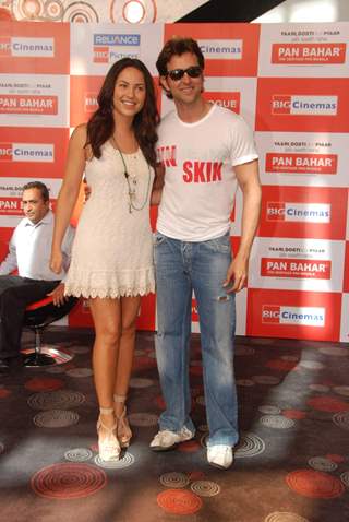 Hrithik Roshan and Barbara Mori at Kites promotional event at R City Mall and IMAX