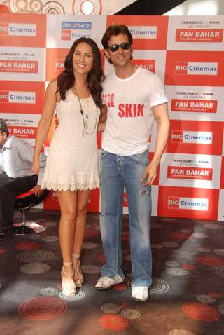 Hrithik Roshan and Barbara Mori at Kites promotional event at R City Mall and IMAX