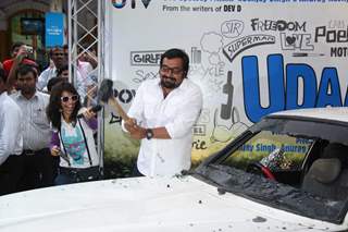 Udaan cast breaks a car to promote movie at Pheonix on Mumbai