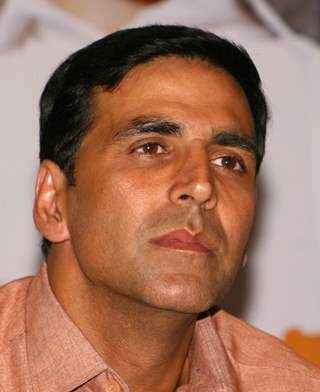 Bollywood actor Akshay Kumar at a press meet to promote his film