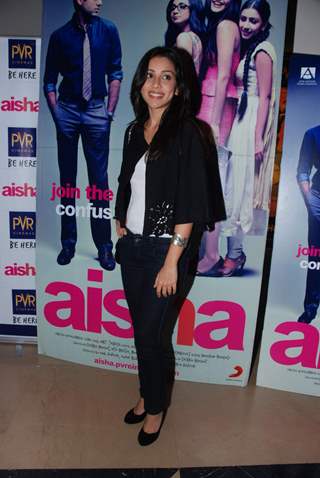 Amrita Puri at Aisha Premiere at Mumbai