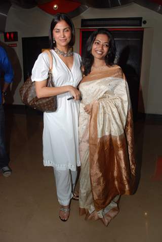 Lara Dutta and Swati Sen at Antardwand premiere at PVR