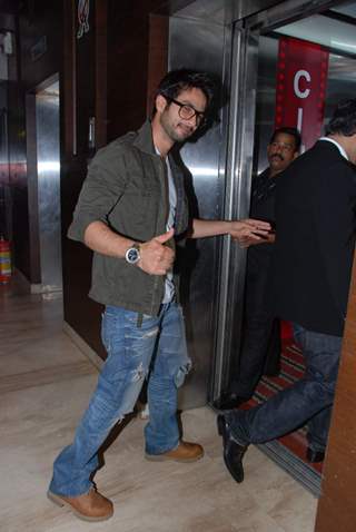 Shahid Kapoor at &quot;we are Family&quot; screening at Cinemax