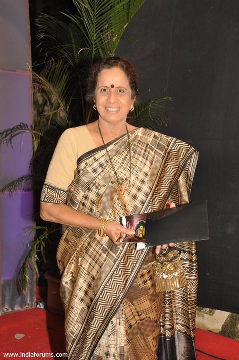 Usha Nadkarni at the Gold Awards at Film City