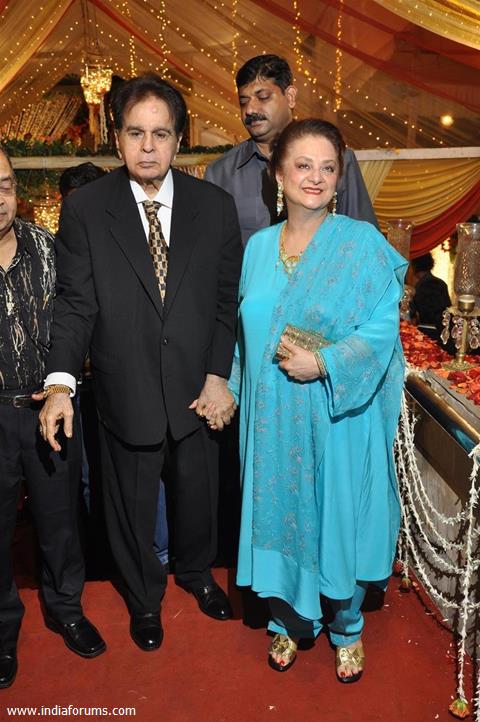 Dilip Kumar and Saira Banu at wedding reception party of Dr.Abhishek and Dr.Shefali Khar