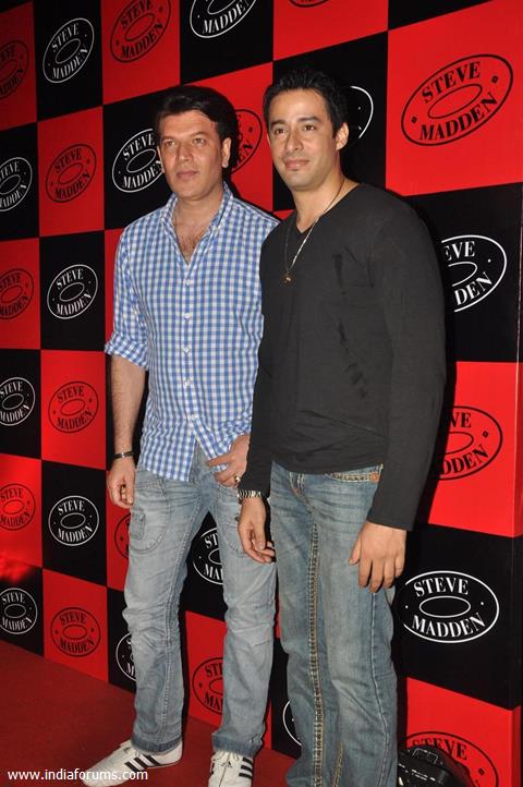 Aditya Pancholi and Zulfi Syed at Steve Madden Iconic Footwear brand launching party at Trilogy
