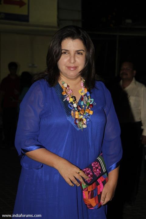 Farah Khan at Vicky Donor special screening hosted by John Abraham at PVR