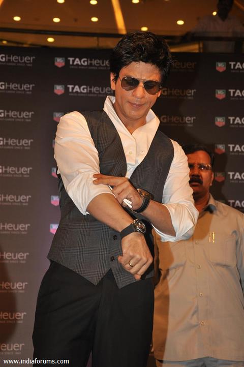 Shahrukh Khan launches Tag Heuer watch Photo