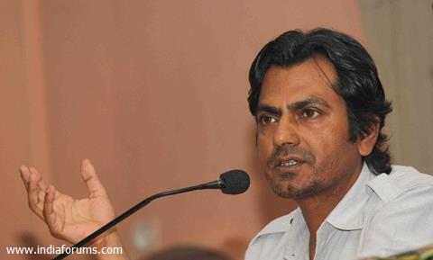 Nawazuddin Siddiqui Promotes his film Mountain Man at Mumbai University