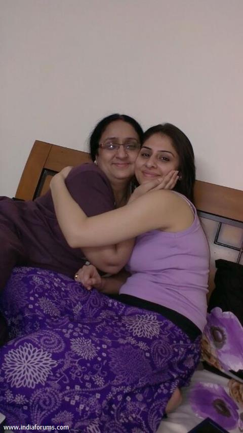 Ankita Sharma with her Mom