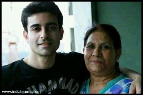 Gautam Rode with his Mom