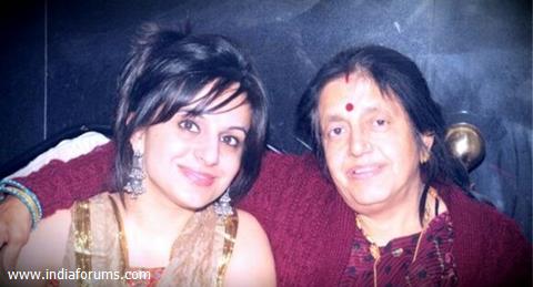 Roop Durgapal with her Mom