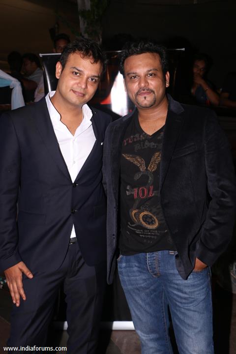 Producers, Siddarth Kumar Tewary and Rahul Kumar Tewary at the Success Bash of Mahabharat