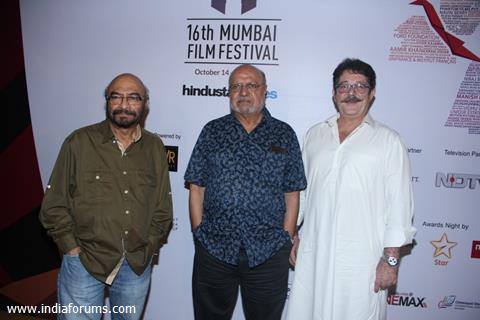 Govind Nihalani, Shyam Benegal and Kunal Kapoor at the 16th MAMI Film Festival Day 7