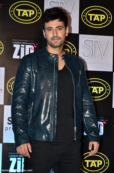 Karanvir Sharma poses for the media at the Music Launch of Zid