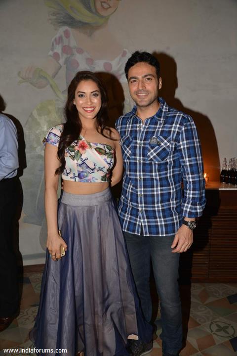 Rashmi Nigam and Ayaz Khan at Launch of 'Pizza Metro Pizza'