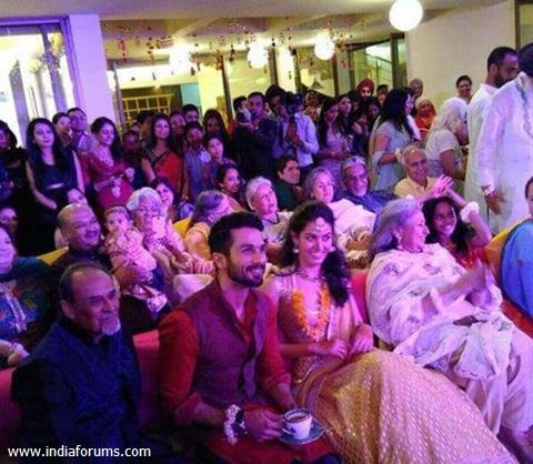 The Happy Couple Shahid Kapoor and Mira Rajput Enjoys Sangeet!