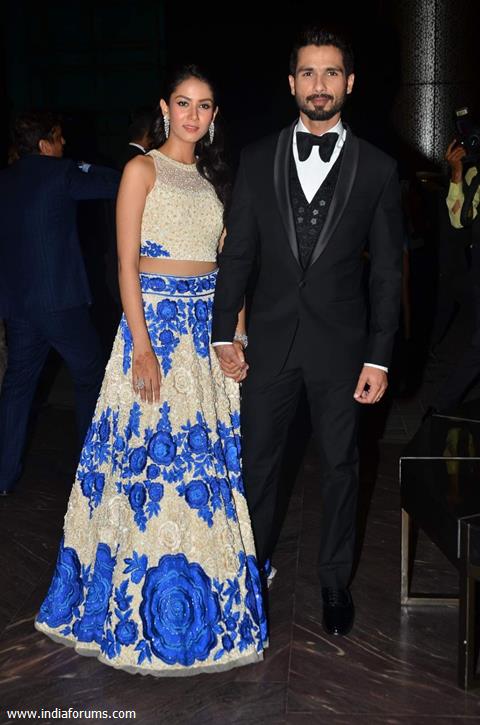 Newly Married Couple Shahid and Mira Rajput at Reception!