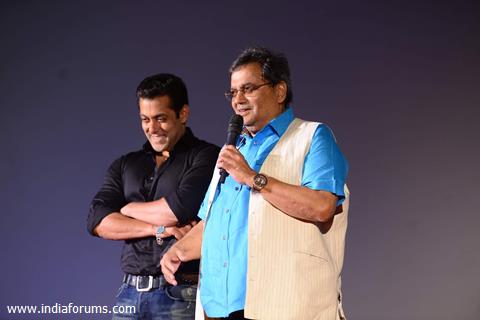 Subhash Ghai interacts with the audience at the Trailer Launch of Hero