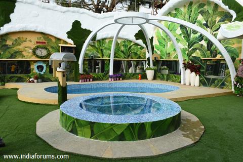 Special Jacuzzi in the Garden Area of Bigg Boss Nau 9- Double Trouble House