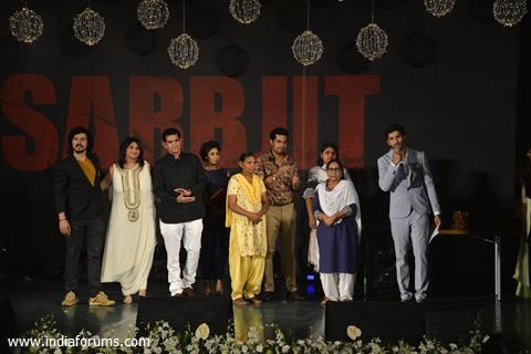 Darshan Kumar, Omung Kumar, Sunidhi Chauhan and Randeep Hooda at Music Launch of 'Sarabjit'