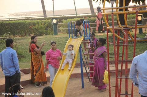 Mira - Misha's play date at a Park