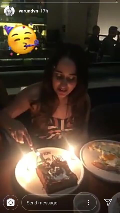 Varun celebrates Natasha's birthday