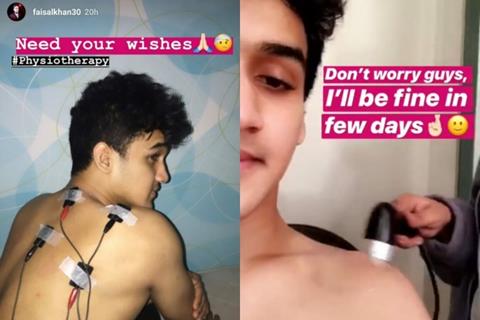 Faisal Khan injured